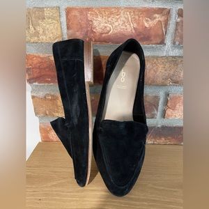 Aldo suede loafers